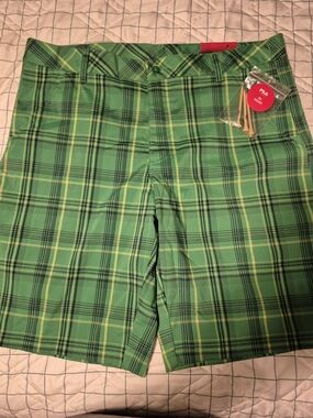 Fila Green Plaid Men’s Shorts